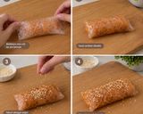 Foto langkah ke 8 dari resep Mie Roll pedas.