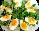 A picture of step 1 of A Boiled Egg With a Difference By Hussains Kitchen on FB.