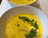 A picture of step 5 of Seafood chowder.