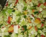 A picture of step 4 of Chicken and vegetables filling.