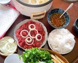 Hình bước làm 2 của món Bò nhúng giấm