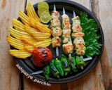 عکس مرحله 4 از دستور جوجه کباب سبزیجات ایتالیایی 🌸 جوجه تابه ای