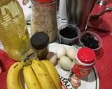 Foto del paso 1 de la receta: Torta de banana sin harina sin azúcar