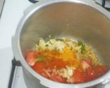 A picture of step 2 of Hyderabadi Khatti Dal.