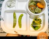Hình bước làm 5 của món Ăn dặm cho bé: Mì - hoành thánh rau củ cho bé