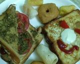 A picture of step 1 of Pudina bread toast.