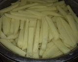 A picture of step 1 of Crispy french  fries  iftar special.