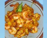 Foto langkah ke 8 dari resep Kentang udang balado sederhana tanpa tomat.