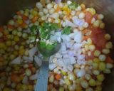 स्पाइसी स्वीट कॉर्न चाट (Spicy sweet corn chaat recipe in Hindi) रेसिपी चरण 2 फोटो