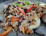 Hình bước làm 2 của món Phi lê cá điêu hồng chưng tương