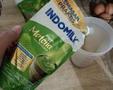 Foto langkah ke 3 dari resep Puding Matcha Latte.