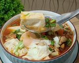 Gambar langkah 6 resipi Sundubu Jjigae (Soft Tofu Stew) Korean food.
