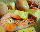 Hình bước làm 2 của món Mì Quảng thập cẩm