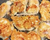 Sajtos párizsi bundában sült, főtt csirke comb gluténmentesen recept fázis 1 fotója