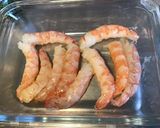 Une image de l'étape 2 de Gambas rouges sauvages grillées / marinées citron ail et persil.