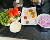 A picture of step 1 of Lahori Mutton Karhai.