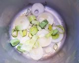 A picture of step 2 of Minestrone with Leftovers.