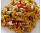 Foto langkah ke 6 dari resep Cumi saus telur asin.