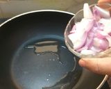 A picture of step 1 of Maggi with tomato onion.