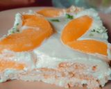 A picture of step 9 of Lime and Peach Carlota.