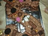 كيكة الحروف عيد ميلاد زوجي