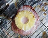 A picture of step 5 of Vickys Gammon & Pineapple with Stir Fry Noodles GF DF EF SF NF.