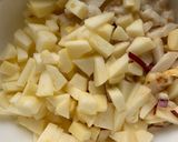 A picture of step 1 of Fruit chaat.