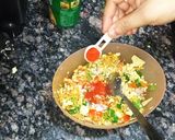 A picture of step 4 of Papad Churi.