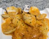 Foto del paso 8 de la receta: Bacalao con salsa de cebolla y manzana caramelizada