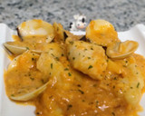 Foto del paso 8 de la receta: Bacalao con salsa de cebolla y manzana caramelizada