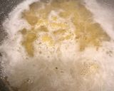 A picture of step 1 of Christmas leftover turkey pasta bake.