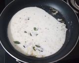A picture of step 2 of Poha dhokla.