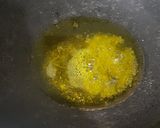 A picture of step 5 of Oats Semolina Uttapam with idli and Sambhar.