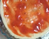 A picture of step 5 of Steak pizza#eid challenge #wheat flour challenge.
