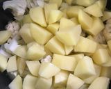 A picture of step 2 of Mix sabzi / mix veggies.