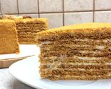 Φωτογραφία βήματος 6 της συνταγής Πεντανόστιμη Τούρτα Medovic Κέικ μελιού