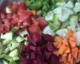 स्प्राउट्स सलाद (Sprouts salad recipe in hindi) रेसिपी चरण 3 फोटो