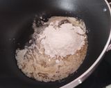 A picture of step 5 of Farfalle Pasta in Cheesy White Sauce.