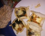 Foto del paso 3 de la receta: Canastitas de espinaca, tomates y queso