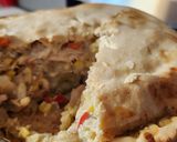 A picture of step 6 of Chicken Pot Pie.