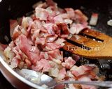 Foto langkah ke 4 dari resep Roti Daging Asap Keju lembut/Bacon Cheese Bun favorit papa .