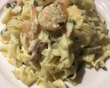Foto del paso 5 de la receta: Sopa y camarones Alfredo