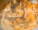 A picture of step 2 of Vegetarian Hot and Sour Soup (with Egg and Dairy).
