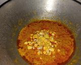 A picture of step 6 of Capsicum and Corn ki sabzi.
