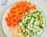 Hình bước làm 3 của món Cơm xào