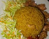 صورة لخطوة 10 من وصفة أرز البصل البني والليمون مع الدجاج (Afro-Arebian Chicken Fried Rice)