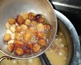 A picture of step 6 of Pasiparu payasam moong dal kheer.