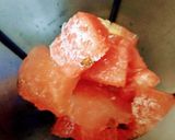 A picture of step 1 of Watermelon Slush.