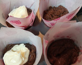 Foto del paso 1 de la receta: Muffins de chocolate relleno de Nocilla blanca
