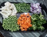A picture of step 1 of Green Chutney Rice.